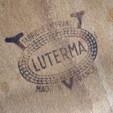 Ensemble de trois chaises bistrot vintage "Luterma", années 40/50