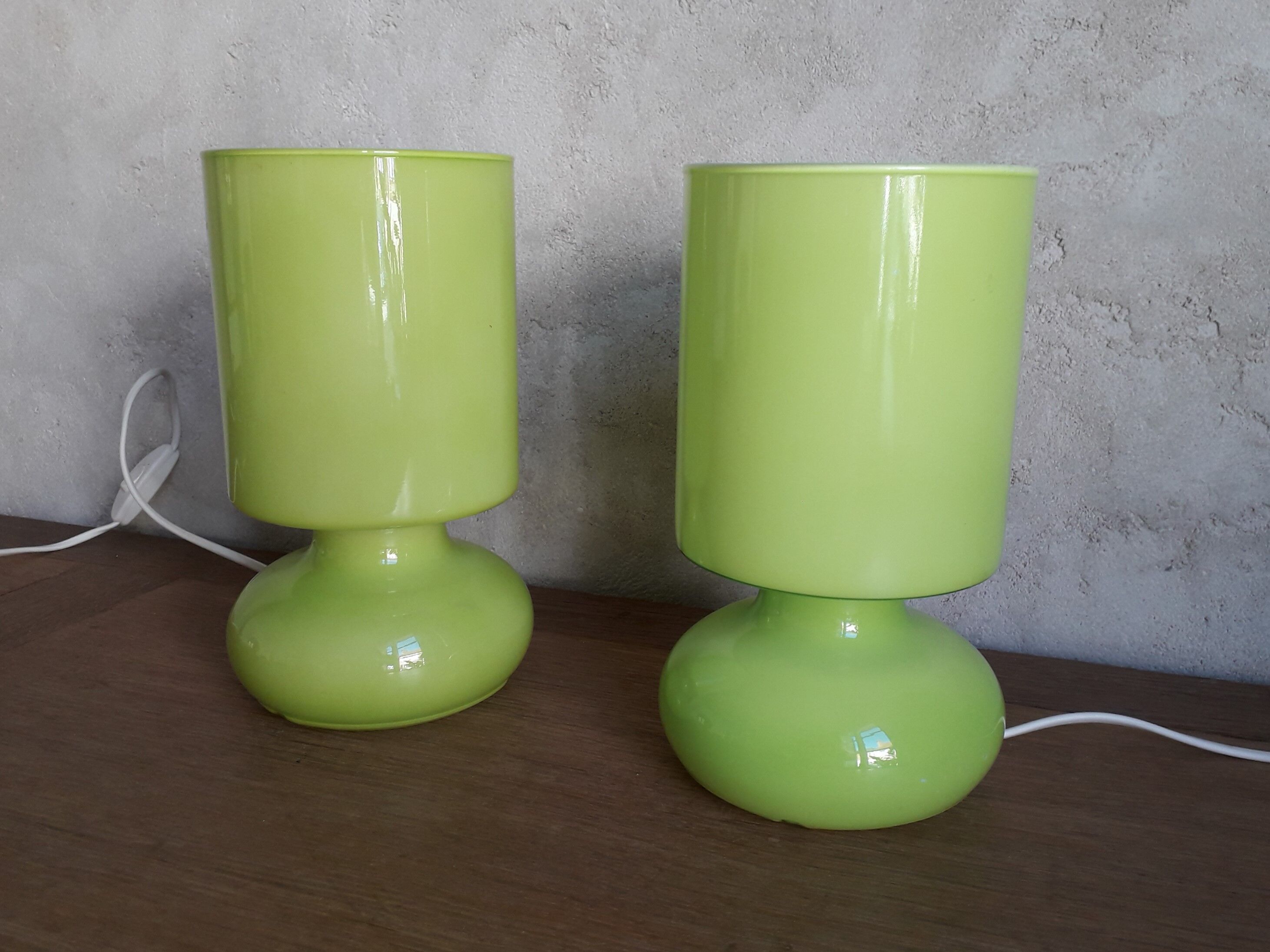 Pair of vintage Ikea 90s lamps