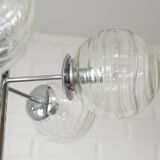 Vintage Pendant Light / Mid Century Modern Sputnik / Chrome Hanging Lamp