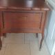 Commode bar en chêne à roulettes