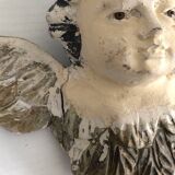 Angel in wood and plaster