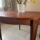 Vintage French house extendable round table (very large when unfolded)