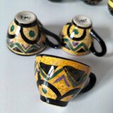 Vintage Breton mini cups – HB & St Jean – 9 pieces