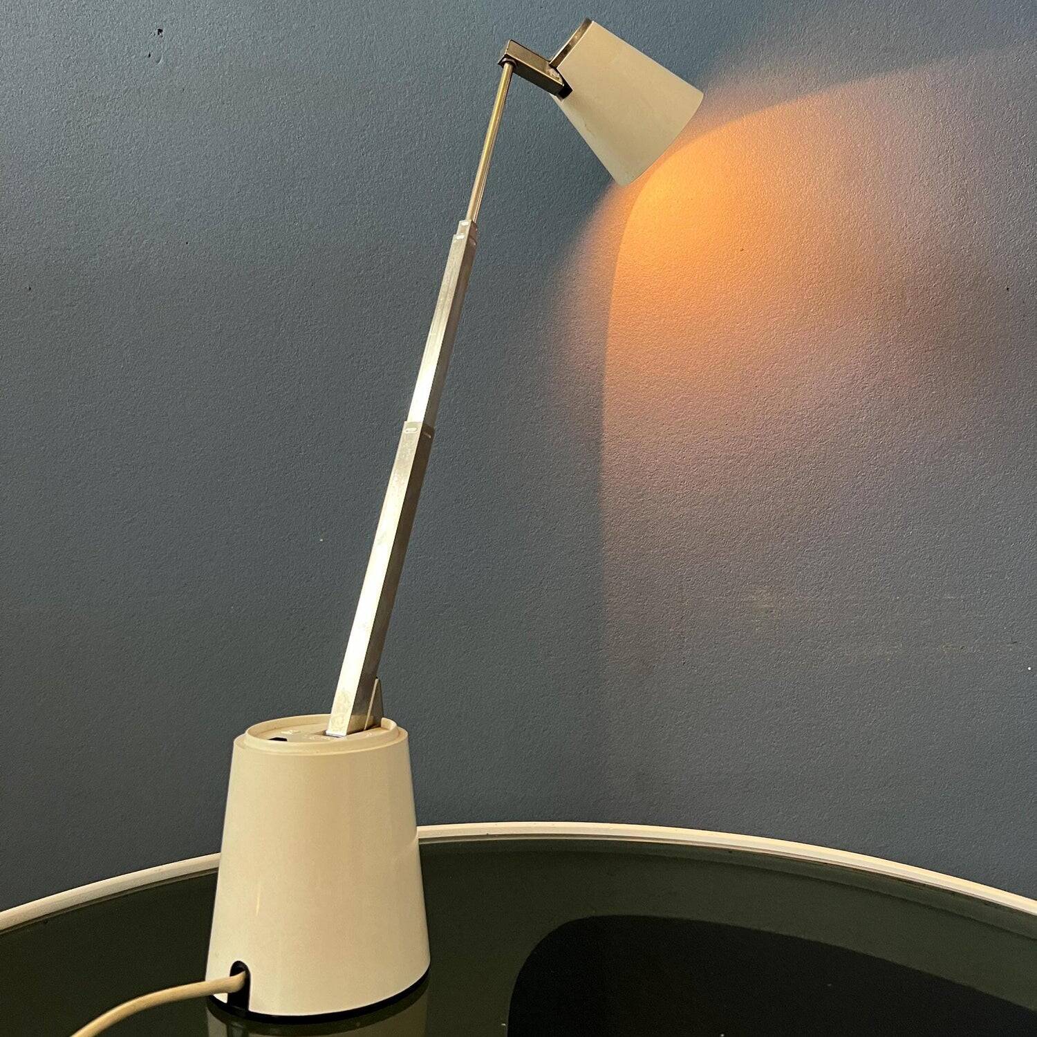 Lampe de bureau télescopique vintage beige Eichhoff