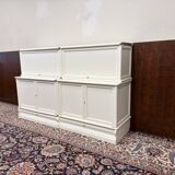 Original Globe Wernicke English Low Bookcase White
