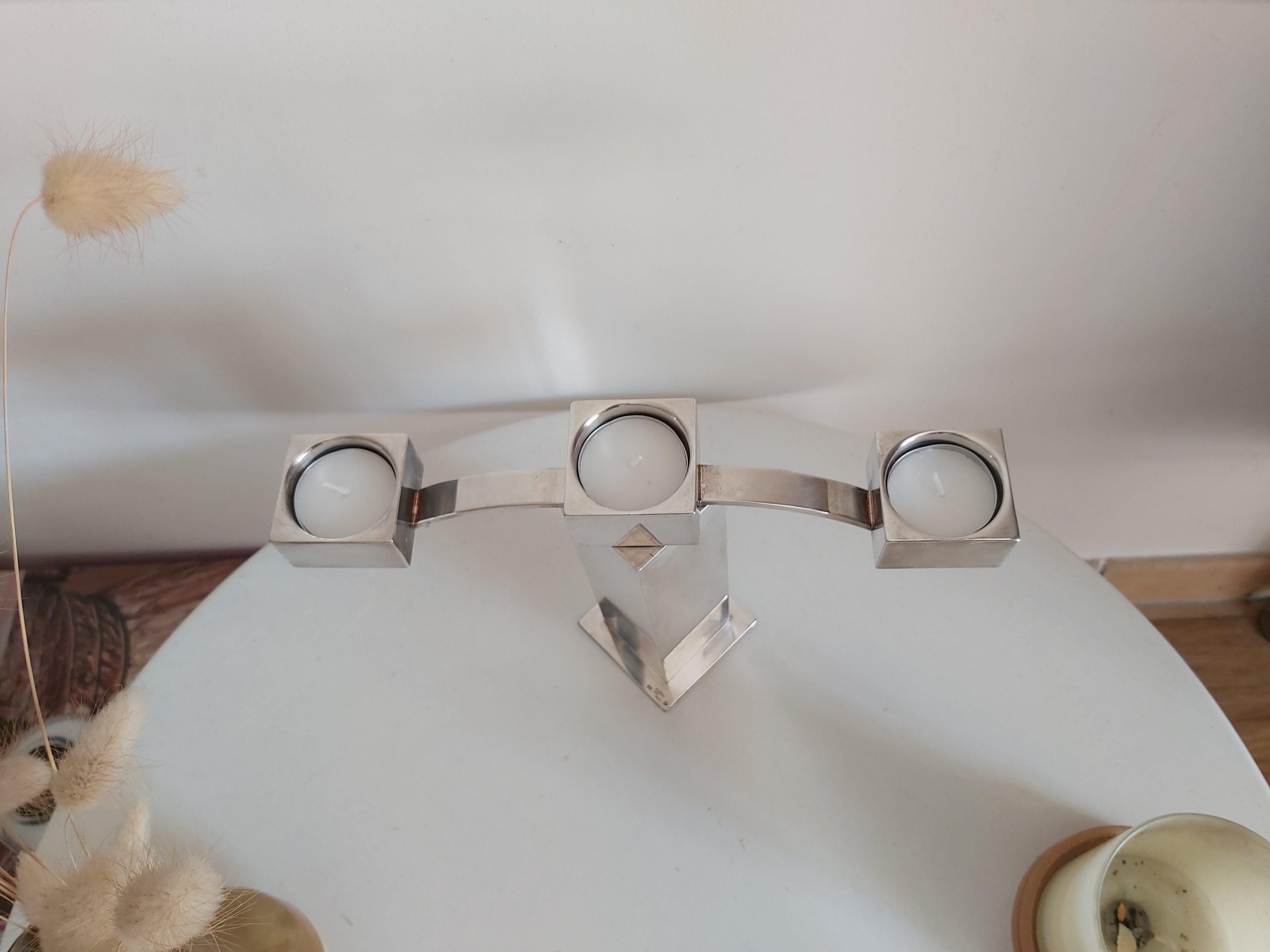 Chandelier 3 candles Meurgey Paris