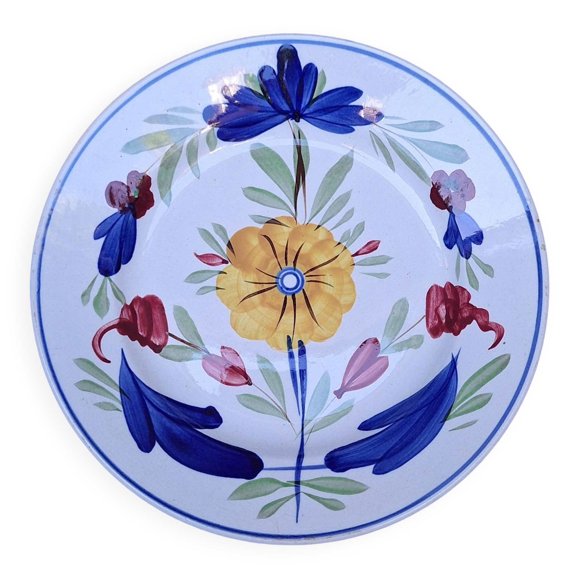 Plate dish Terre de Fer Choisy le Roi