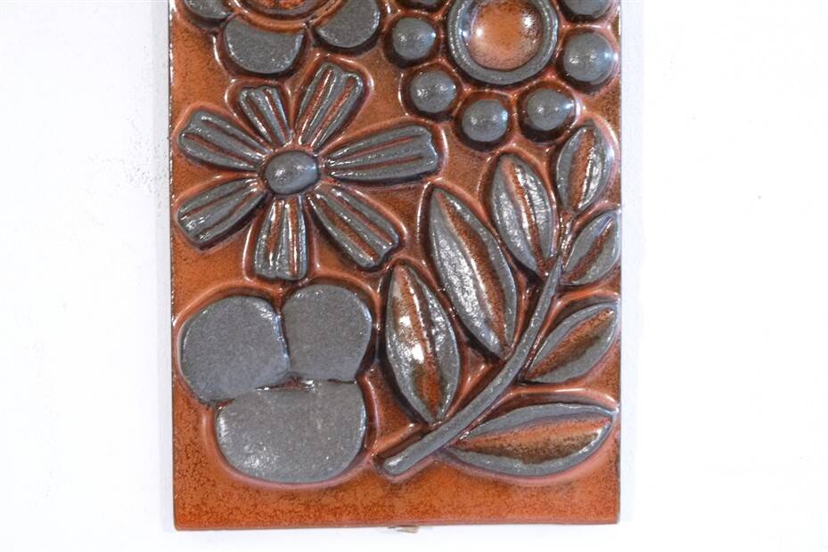 Plaque en ceramique de Berit Ternell, Suede 1960