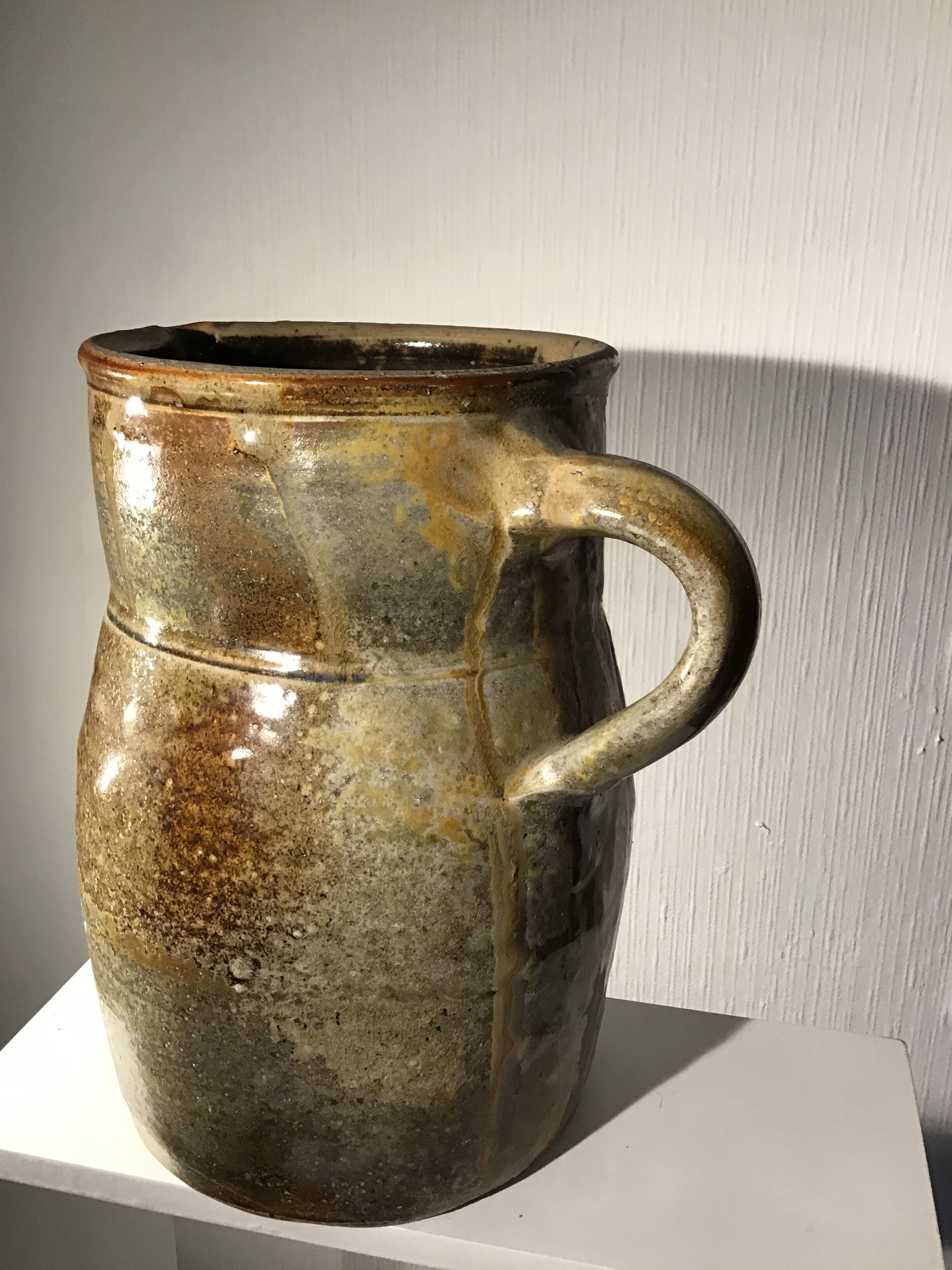 Milk pot made of 19th century Puisaye sandstone