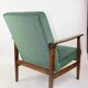 Fauteuil en velours vert vintage, années 1970