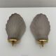 Pair of sconces decorated with vintage shells