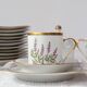Hackefors coffee service "Ljung Calluna vulgaris" circa 1950 (39 PIECES)