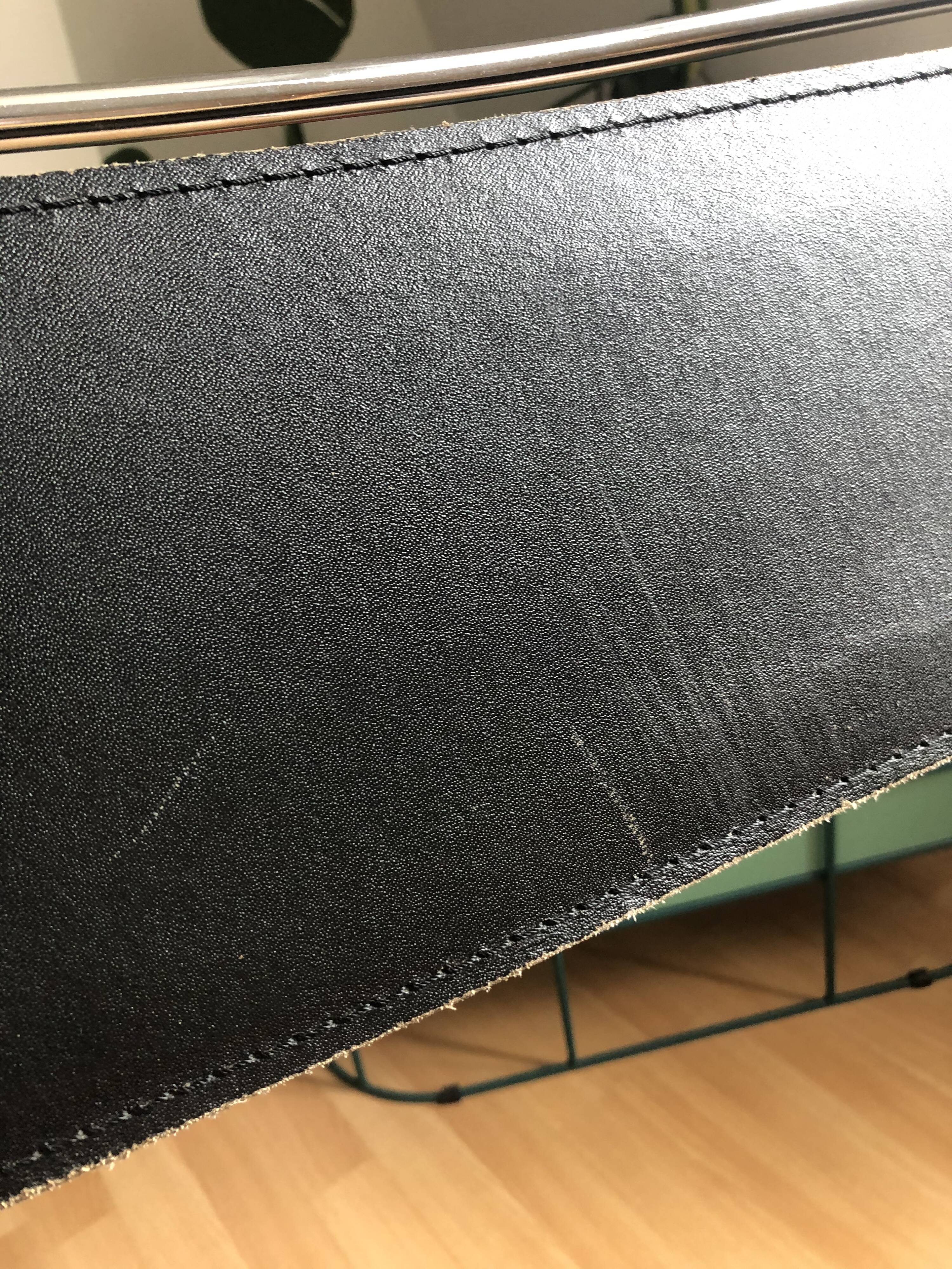 Lot de 4 chaises de salle à manger en cuir Giandomenico Belotti pour Alias