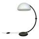 60s vintage black Serpente floor lamp by Elio Martinelli for Martinelli Luce