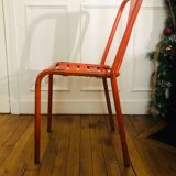 Orange Tolix chair