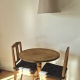 Antique oak tripod table