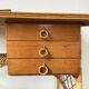Bureau rotin Louis Sognot et sa chaise