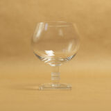 Lot 4 glasses with crystal foot Lalique Argos art deco 1930