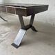 Table basse faïence et fer forgé mid century
