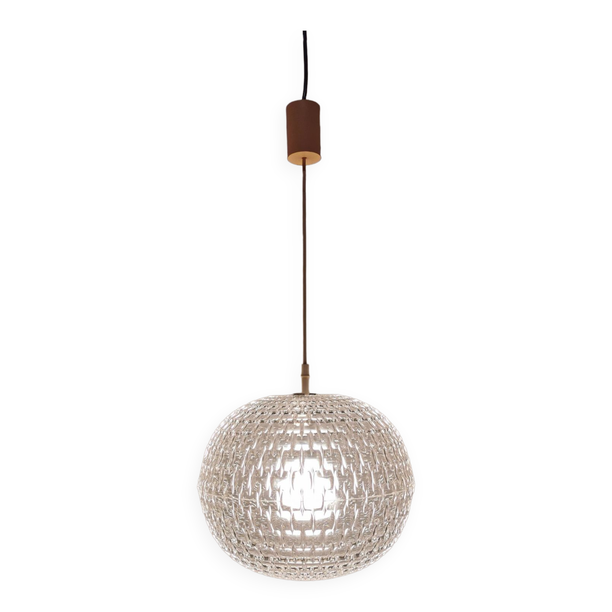 Aloys Gangkofner pendant light for Erco, Germany, Space Age, 1970.