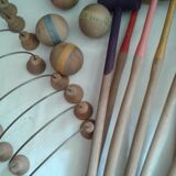 Old table croquet game