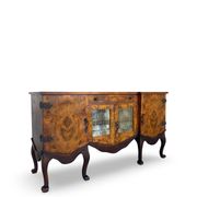 Buffet en noyer burr italien, années 1930.