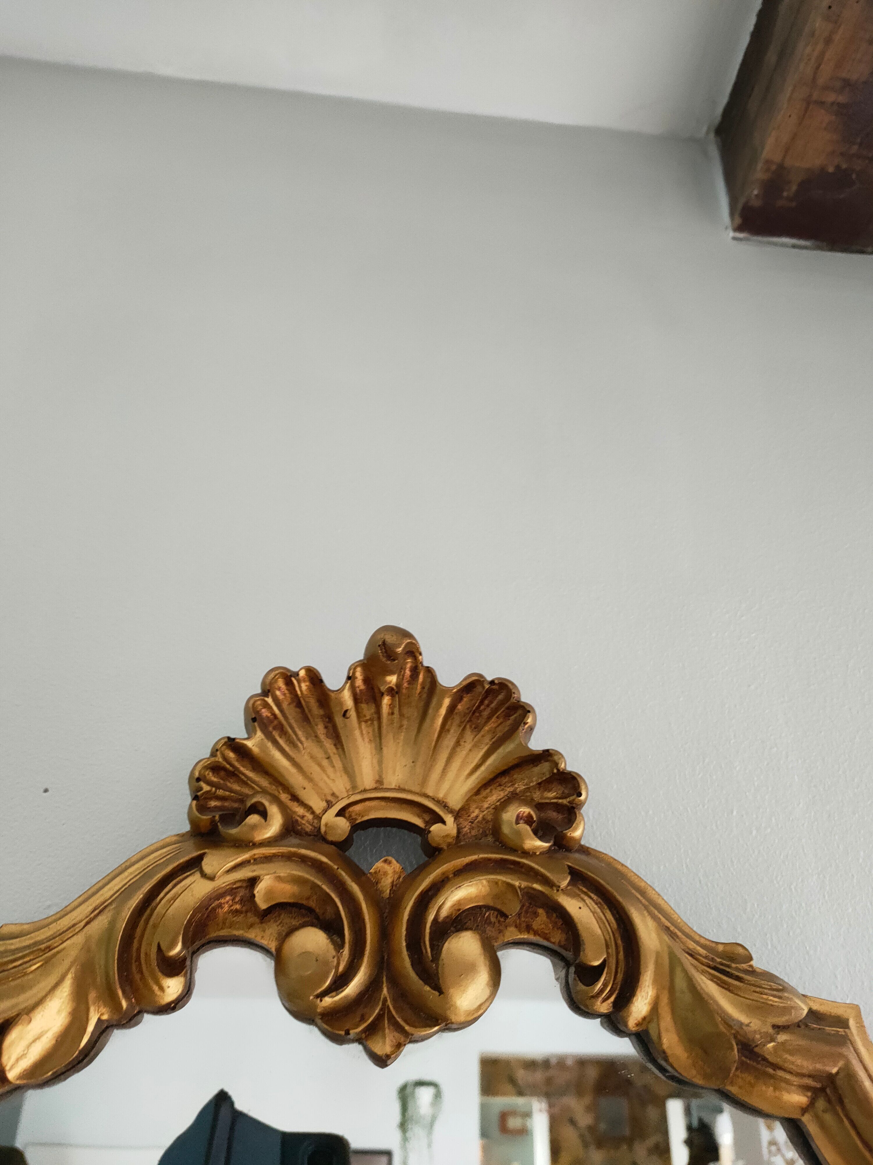 Gilded style mirror, 61x39 cm