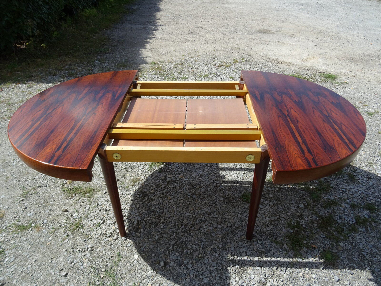 Table scandinave extensible en palissandre