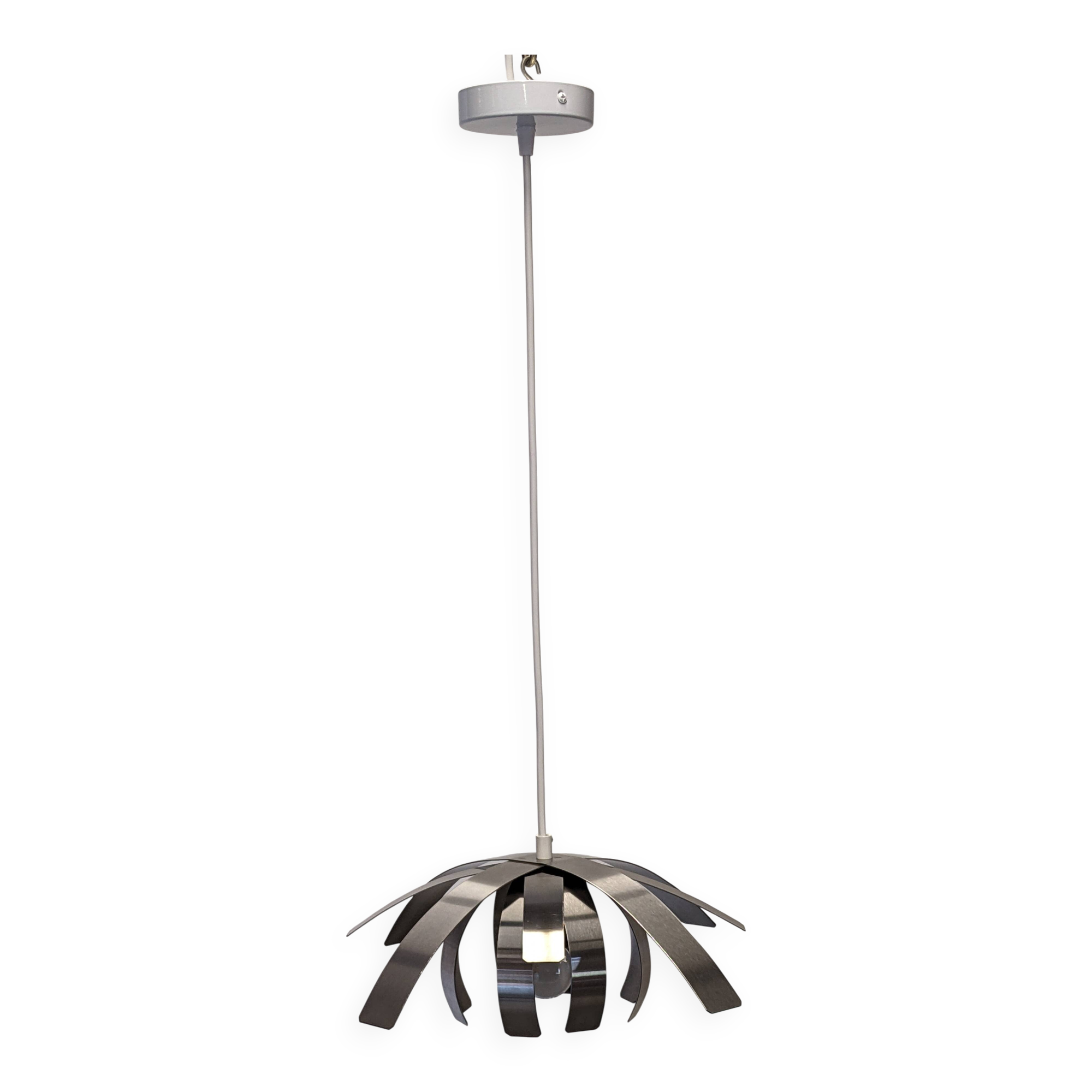 Space Age "Flower" pendant light by Jocelyne Trocmé for Oxar France circa 1970