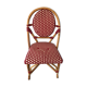 Rattan bistro chair and braiding