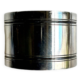 Silver metal napkin ring