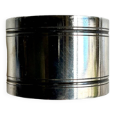Silver metal napkin ring
