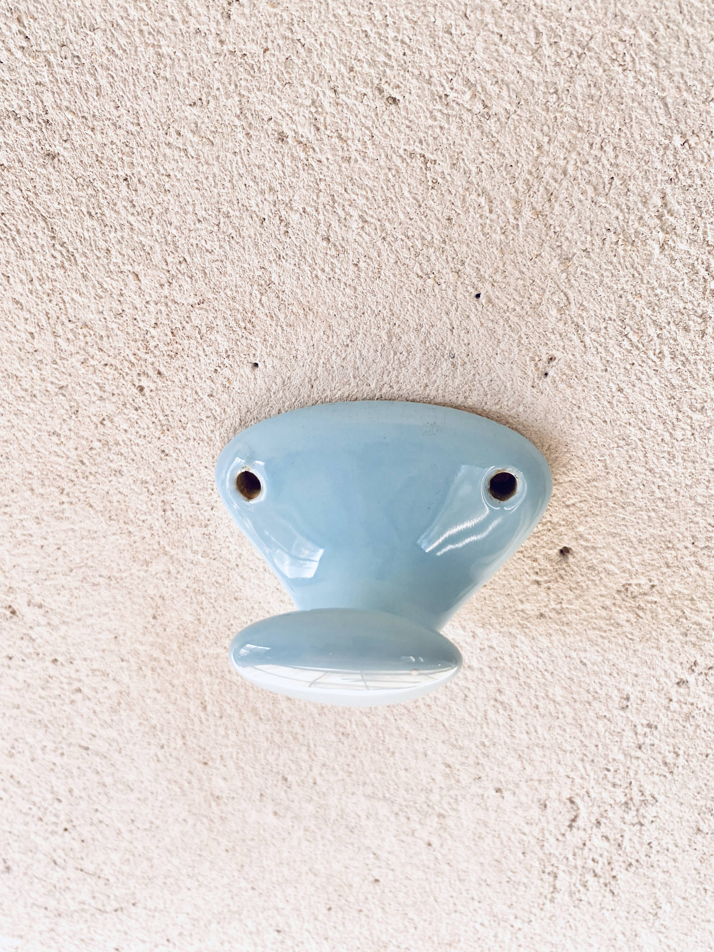 Duo porcelain coat hooks