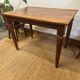 Antique solid wood bistro table