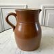 Pitcher in glazed stoneware 70s