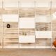 Bibliothèque modulable "CSS" de George Nelson & Herman Miller pour Mobilier Internationa