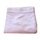 Old white linen sheet monogram TT 222 X 300 cm