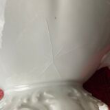 Large white porcelain teapot XIX