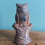 Owl whistle in zoomorphic terracotta