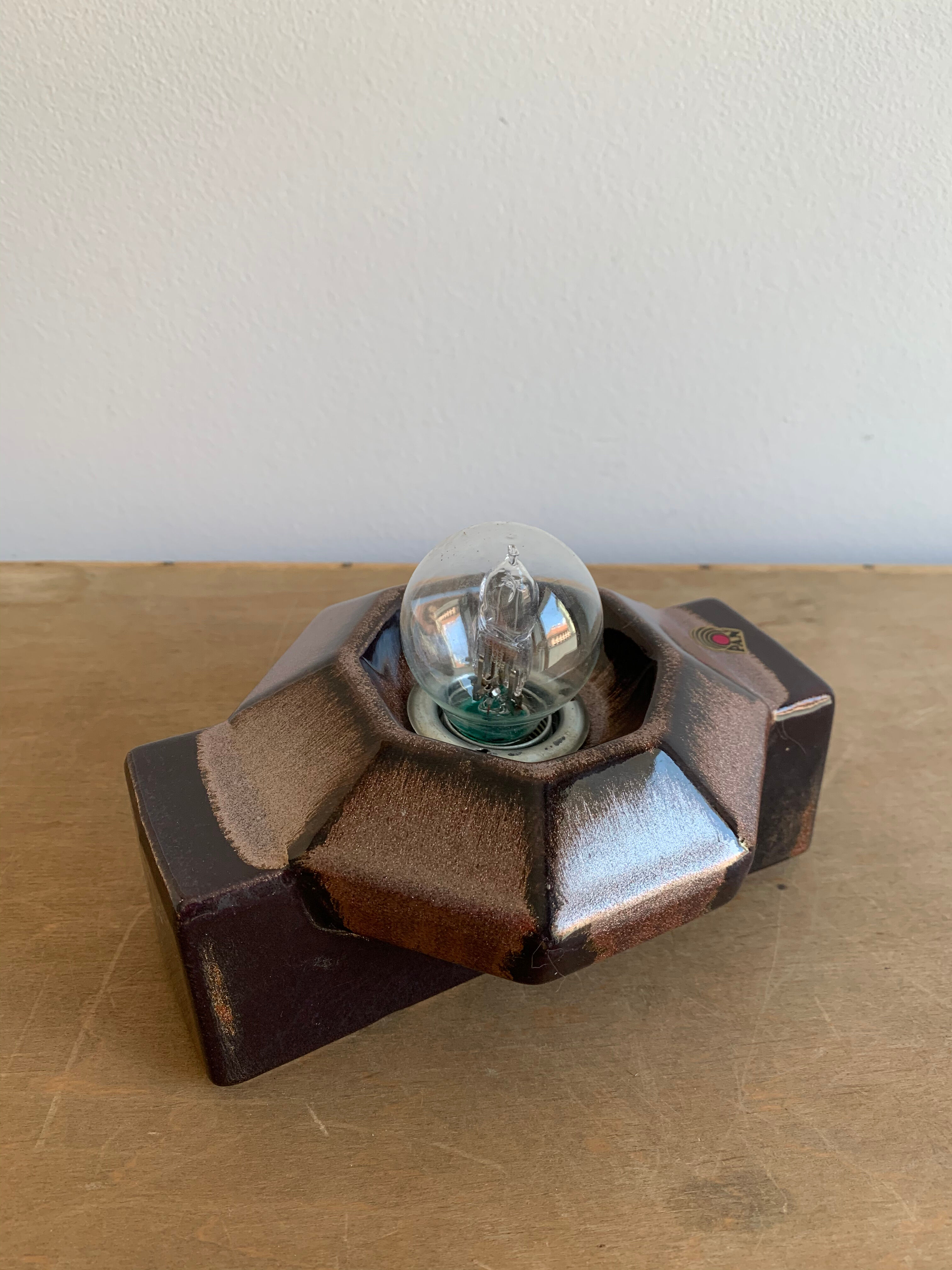 Space Age Ceramic  Wall Lamp from PAN, 1970s