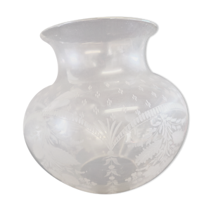 Globe pour lampe à pétrole - verre