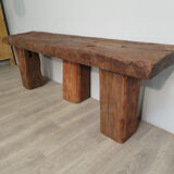Built-in 1850 rustic console