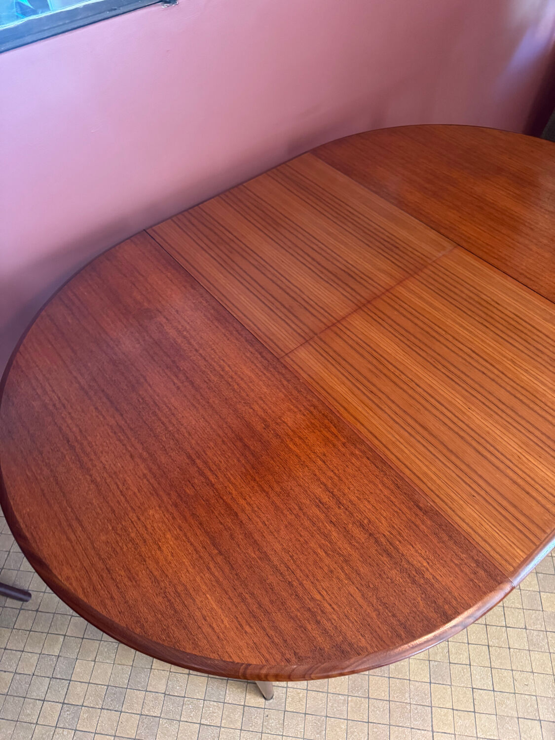 Teak dining table