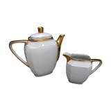 Cafetiere and pot to lait porcelaine Limoges