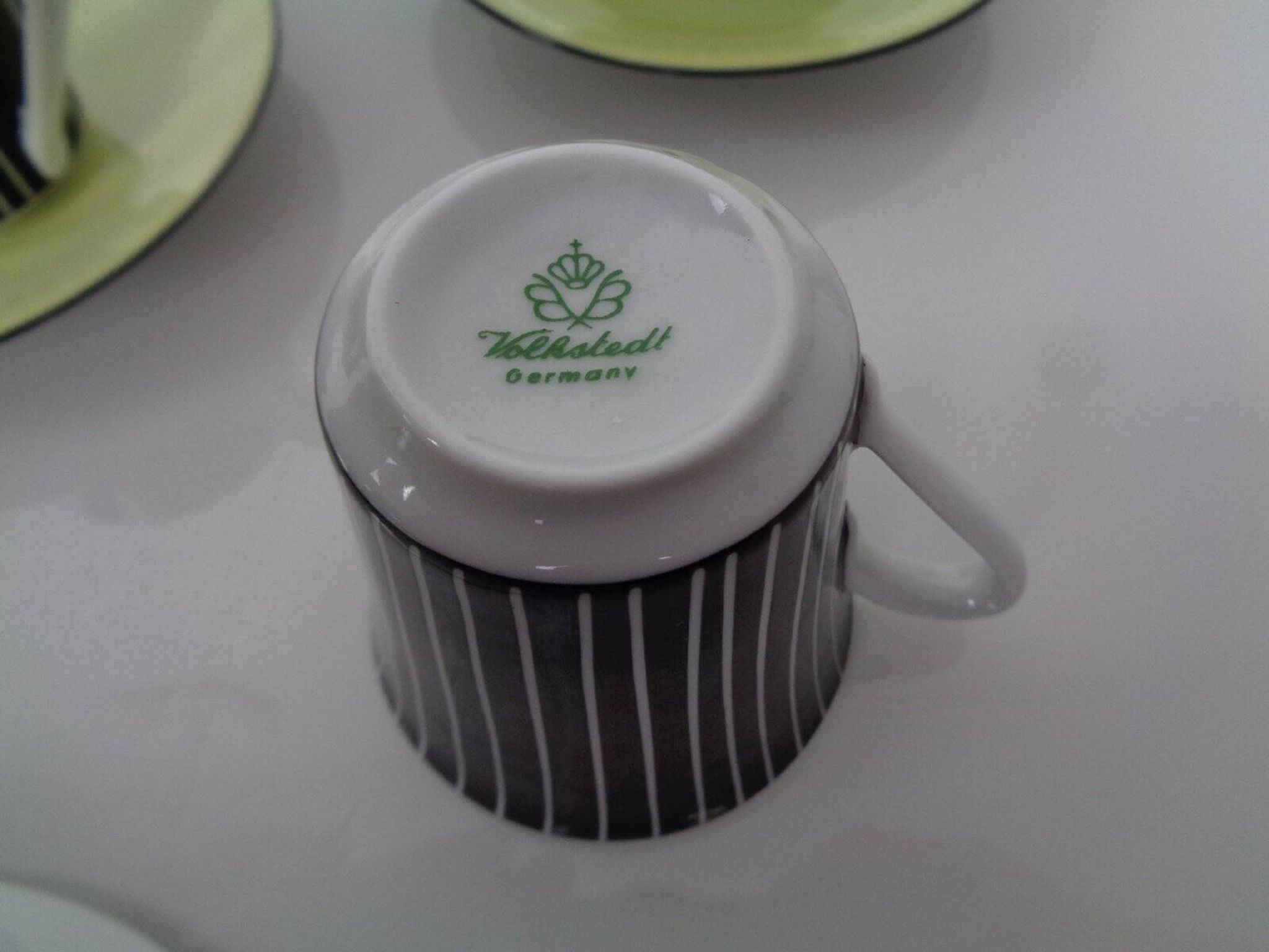 Coffee service for 6 from Vokstedt, Germany, 1950s, set of 17.