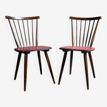 Pair of Scandinavian bistro chairs from the 60s