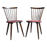 Paire de chaises bistrot scandinave années 60