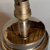 Bibendum chrome ceramic lamp 1970