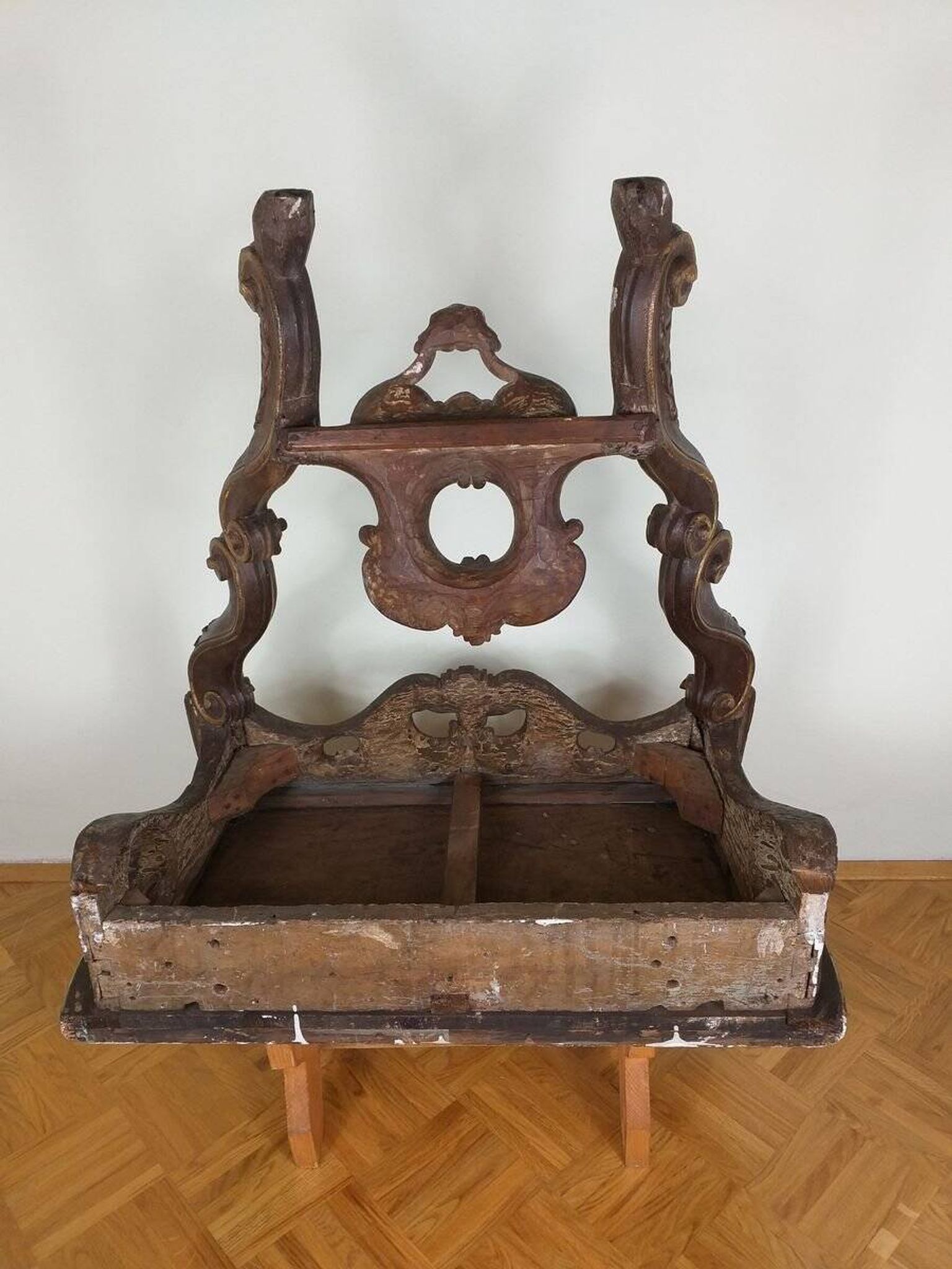 Table console d'église allemande antique, 19ème siècle