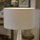 Lampe design en aluminium brossé 1970’s